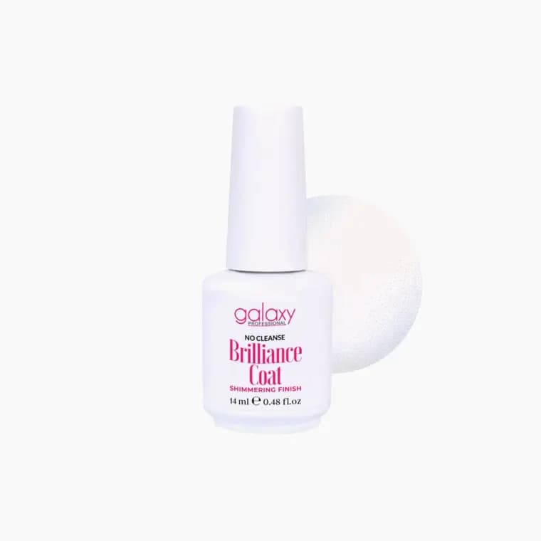 Brilliance Top Coat No Cleanse UV/LED - Shimmering Finish - Brilliance Top Coat No Cleanse UV/LED - Shimmering Finish
